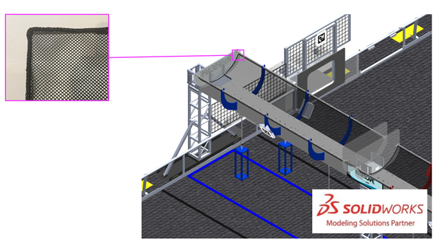 Figure showing NET detail.