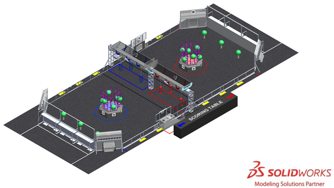 REEFSCAPE field CAD overhead view. 