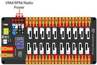 Figure showing radio power source on a PDH. 
